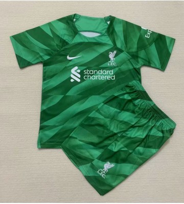 Liverpool Keeper Hjemmedraktsett Barn 2022-23 Kortermet (+ Korte bukser)